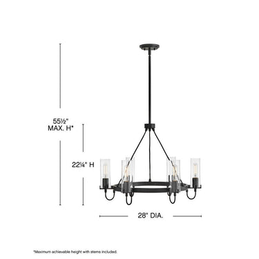 Hinkley Ryden Medium Chandelier Alternative Image 1