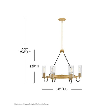 Hinkley Ryden Medium Chandelier Alternative Image 10