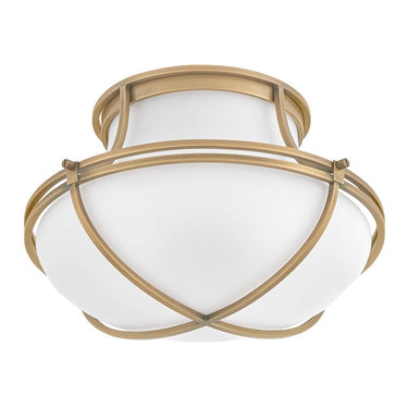 Hinkley Saddler Medium Flush Mount Alternative Image 12