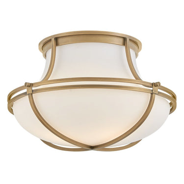 Hinkley Saddler Medium Flush Mount Alternative Image 8