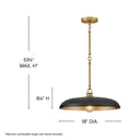 Hinkley Sadie Large Dome Pendant Alternative Image 15
