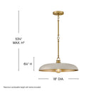 Hinkley Sadie Large Dome Pendant Alternative Image 42