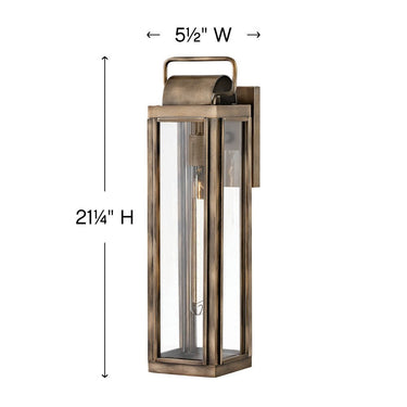 Hinkley Sag Harbor LED Outdoor Large Wall Mount Lantern Alternative Image 5