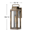 Hinkley Sag Harbor Outdoor Medium Wall Mount Lantern - HL2840 Alternative Image 4