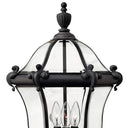 Hinkley San Clemente Outdoor Large Post Mount Lantern in Museum Black Finish Alternative Image 2