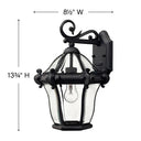 Hinkley San Clemente Outdoor Medium Wall Mount Lantern - HL2440 Alternative Image 6