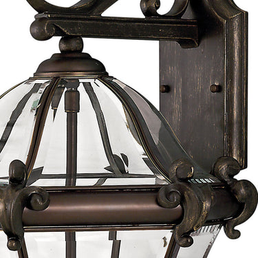 Hinkley San Clemente Outdoor Medium Wall Mount Lantern in Copper Bronze Finish Alternative Image 3