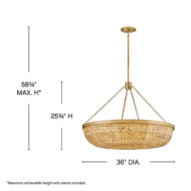 Hinkley Sanibel Large Chandelier Alternative Image 1