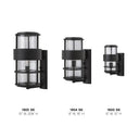 Hinkley Saturn Outdoor Small Wall Mount Lantern Aluminum Alternative Image 2