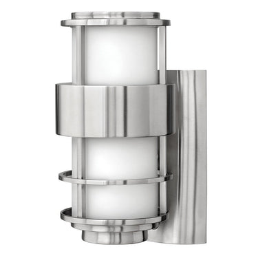 Hinkley Saturn Outdoor Small Wall Mount Lantern Stainless Steel 