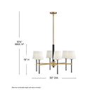 Hinkley Saunders Medium Chandelier Alternative Image 1