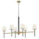 Hinkley Saunders Medium Six Light Linear Chandelier Alternative Image 5