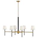 Hinkley Saunders Medium Six Light Linear Chandelier 