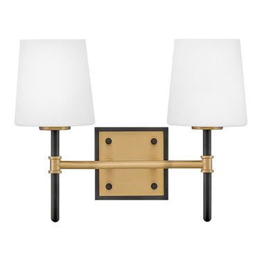 Hinkley Saunders Small Two Light Vanity Wall Sconce Alternative Image 2