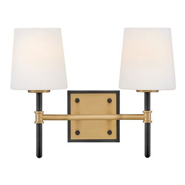 Hinkley Saunders Small Two Light Vanity Wall Sconce 