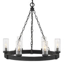 Hinkley Sawyer Alternative Image 12V LED Outdoor Medium Single Tier Chandelier - Alternative Image 29206BK-LV Alternative Image 1