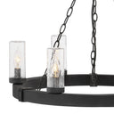 Hinkley Sawyer Alternative Image 12V LED Outdoor Medium Single Tier Chandelier - Alternative Image 29206BK-LV Alternative Image 2