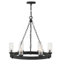 Hinkley Sawyer 12V LED Outdoor Medium Single Tier Chandelier - 29206BK-LV 