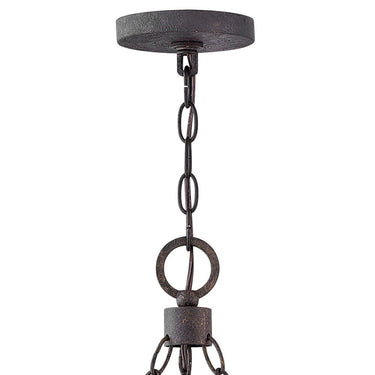 Hinkley Sawyer Alternative Image 12V LED Outdoor Medium Single Tier Chandelier - Alternative Image 29208SQ-LV Alternative Image 4