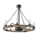 Hinkley Sawyer 36" with 28" LED Smart Fandelier Alternate Image-2