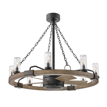 Hinkley Sawyer 36" with 28" LED Smart Fandelier Alternate Image-2