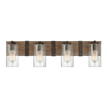 Hinkley Sawyer Large Four Light Vanity Wall Sconce 