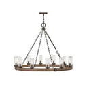 Hinkley Sawyer LED Outdoor Large Single Tier Chandelier 