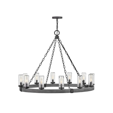 Hinkley Sawyer Outdoor Large Single Tier Chandelier Alternative Image 1