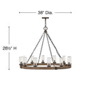 Hinkley Sawyer Outdoor Large Single Tier Chandelier Alternative Image 4