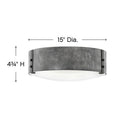 Hinkley Sawyer Outdoor Medium Flush Mount Alternative Image 2