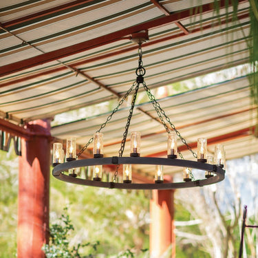 Hinkley Sawyer Outdoor Medium Single Tier Chandelier - HL29206 Alternative Image 8
