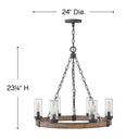 Hinkley Sawyer Outdoor Medium Single Tier Chandelier - HL29206 Alternative Image 5