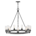 Hinkley Sawyer Outdoor Medium Single Tier Chandelier - HL29208 Alternative Image 4