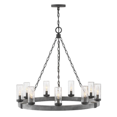 Hinkley Sawyer Outdoor Medium Single Tier Chandelier - HL29208 Alternative Image 4