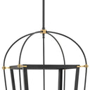 Hinkley Selby Large Open Frame Pendant in Black Finish Alternative Image 3
