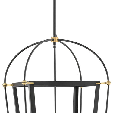 Hinkley Selby Large Open Frame Pendant in Black Finish Alternative Image 3