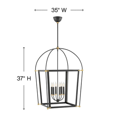 Hinkley Selby Medium Open Frame Chandelier Alternative Image 1