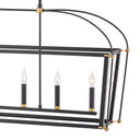 Hinkley Selby Medium Six Light Open Frame Linear Pendant Alternative Image 2