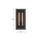 Hinkley Shaw LED Outdoor Large Wall Mount Lantern Alternative Image 1