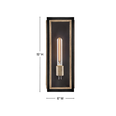 Hinkley Shaw Outdoor Medium Wall Mount Lantern Alternative Image 1