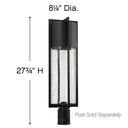 Hinkley Shelter Alternative Image 12V LED Outdoor Large Post Mount Lantern Alternative Image 1