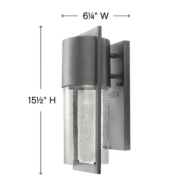 Hinkley Shelter Alternative Image 15.5" High Outdoor Medium Wall Mount Lantern Alternative Image 4