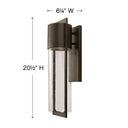 Hinkley Shelter Alternative Image 20.5" High Outdoor Medium Wall Mount Lantern Alternative Image 8