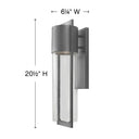 Hinkley Shelter Alternative Image 20.5" High Outdoor Medium Wall Mount Lantern Alternative Image 5