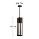 Hinkley Shelter Alternative Image 6.25" Outdoor Large Hanging Lantern Alternative Image 4