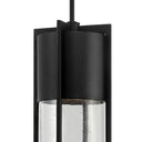 Hinkley Shelter Alternative Image 8.25" Outdoor Large Hanging Lantern in Black Finish Alternative Image 2