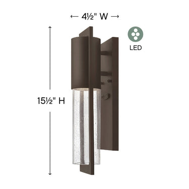 Hinkley Shelter LED Outdoor Medium Wall Mount Lantern Alternative Image 5