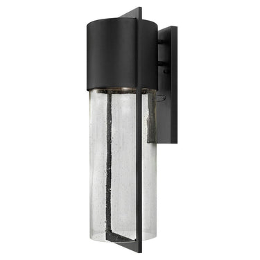 Hinkley Shelter Outdoor Large Wall Mount Lantern in Black Finish 
