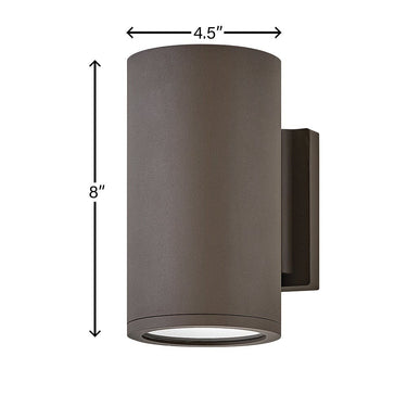 Hinkley Silo LED Outdoor Small Down Light Wall Mount Lantern Alternative Image 4