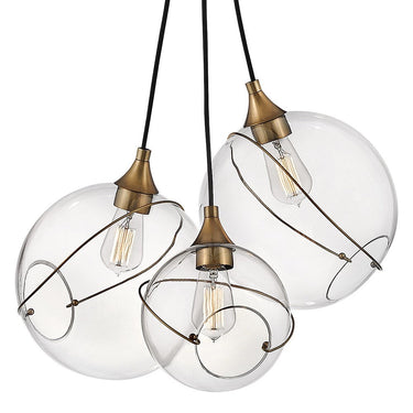 Hinkley Skye Large Three Light Pendant - Alternative Image 30304HBR Alternative Image 1
